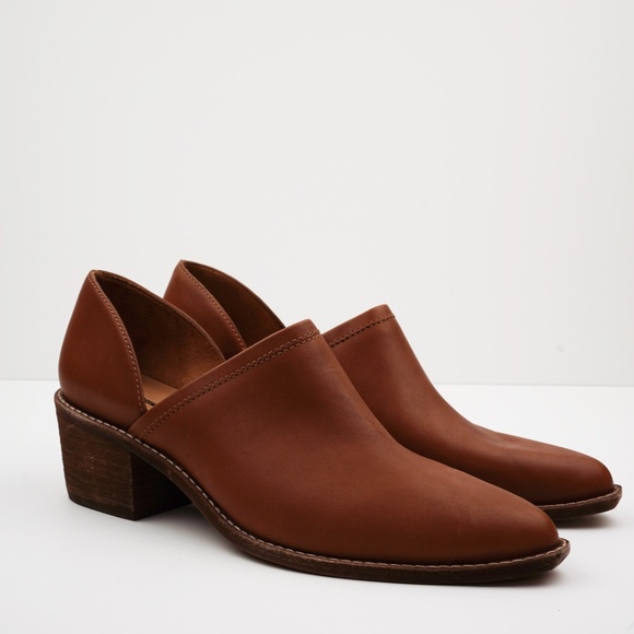 New MADEWELL The Brady Lowcut Bootie in English Saddle Leather - Picture 6 of 6